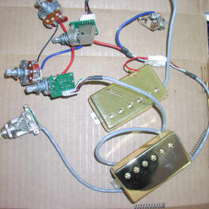 Epiphone Les Paul Pro Wiring Harness With Probucker Pickups  2010 Gold image 1