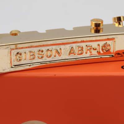Gibson Nonwired ABR-1 Gold incl. Area59 Softbrass Parts and Ltd. Orange Repro Box image 6