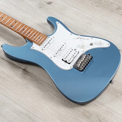 Ibanez AZ2204 AZ Prestige Guitar, Roasted Maple Fretboard, Ice Blue Metallic image 1