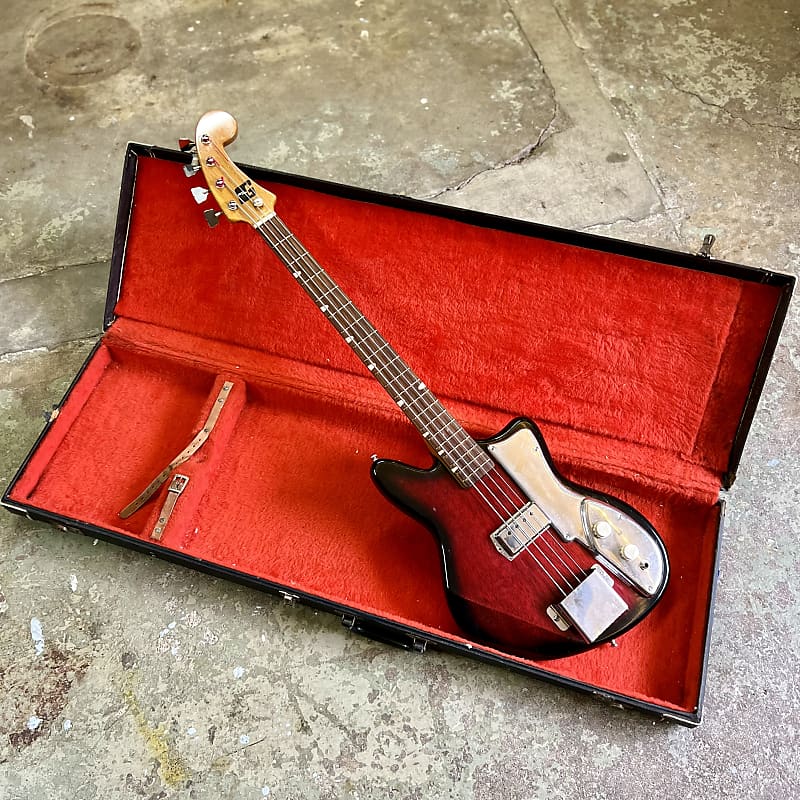 Guyatone EB-4 Bass Guitar 1960’s - Bizarre original vintage MIJ Japan image 1