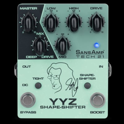 Tech 21 YYZ Shape Shifter Geddy Lee Signature SansAmp Bass Preamp Pedal image 1