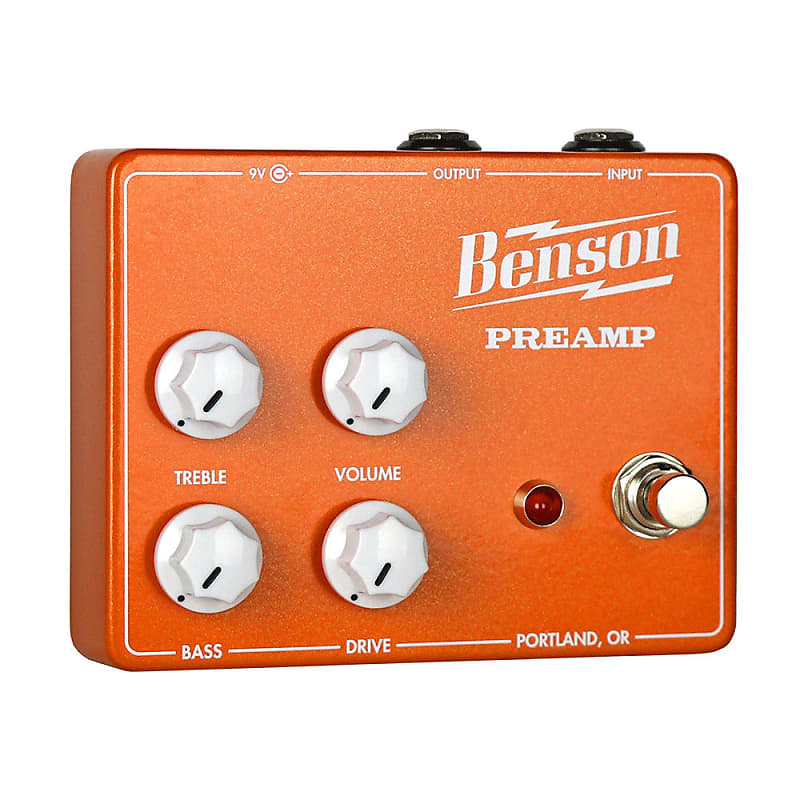 Benson Amps Preamp Pedal - Special Run Orange | Reverb