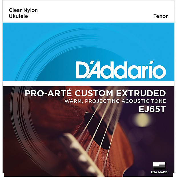 D'Addario EJ65T Pro-Arté Custom Extruded Nylon Ukulele Strings Tenor Standard image 1