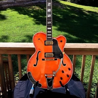 David Wallace Custom Guitar Robert Anderson Model AT-1030  2013 - Orange image 12