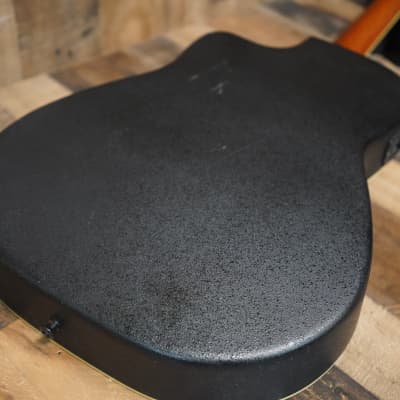 Galveston WOB-500BK Black Acoustic Electric Guitar Plastic Back | Needs Work | See Description | image 9