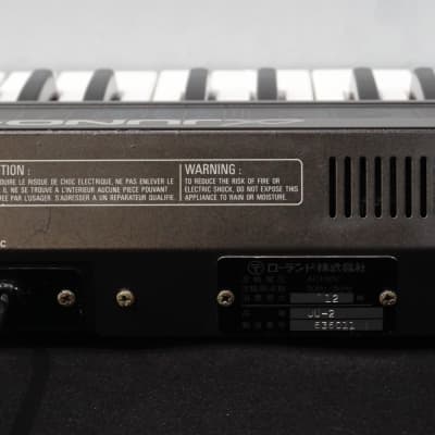 Roland Alpha Juno-2 Vintage Polyphonic Synthesiser - Faulty Aftertouch - 100V image 13