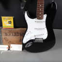 1991 Fender American USA Standard Stratocaster Left-Handed Black + Hardshell Case