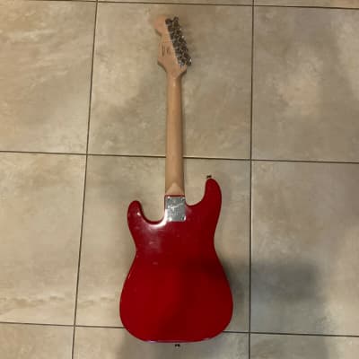Fender Squier Stratocaster Mini 3/4 Red 3 Pickup image 3