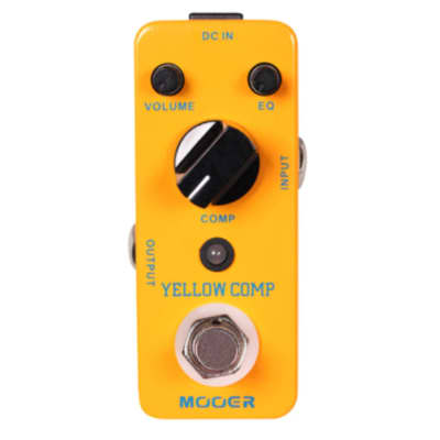 Mooer Yellow Comp Optical Compression Pedal True Bypass New image 1