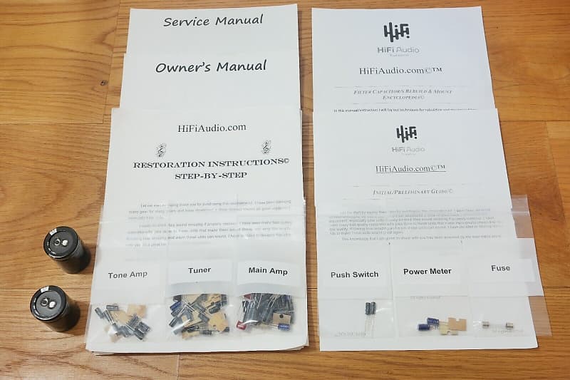 Marantz SR-2000 restoration kit filter capacitor repair rebuild fix  			