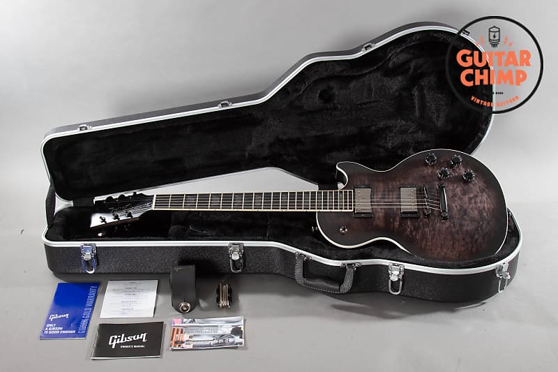 2019 Gibson Les Paul Dark Knight Smoke Burst image 1