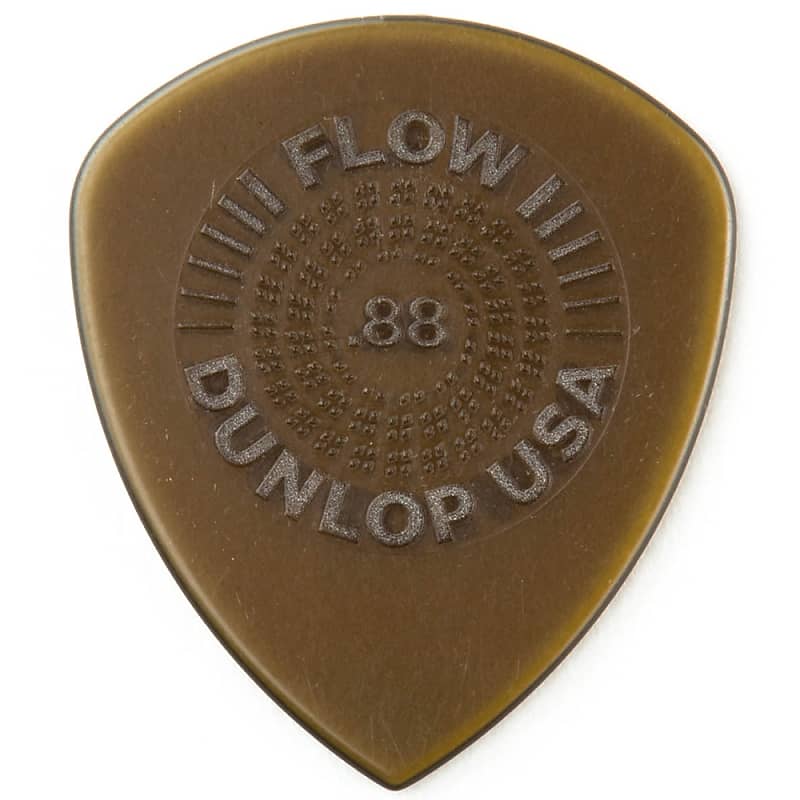 Dunlop 549P088 Flow Standard Grip Electric Guitar Picks 0.88mm 6-Pack Refill Bag image 1