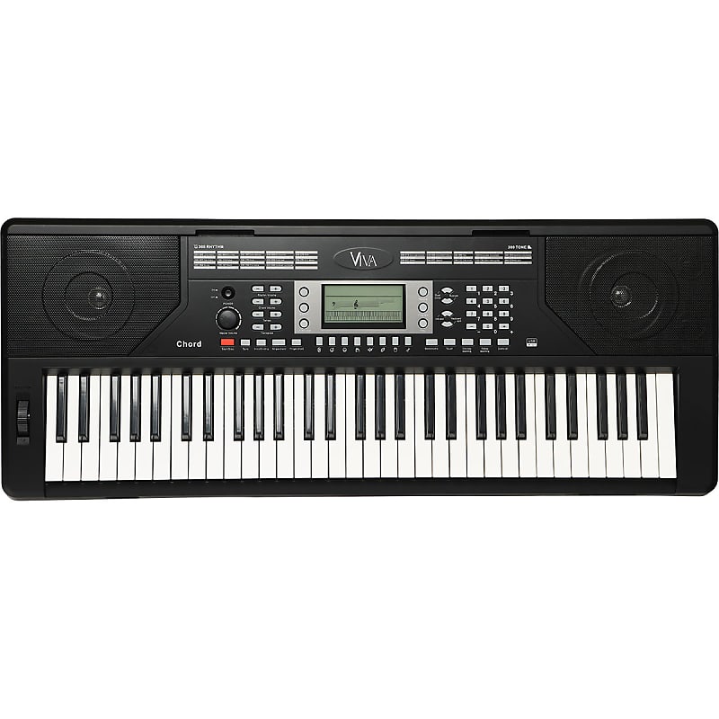 VIVA CHORD Keyboard - 61 Velocity Sensitive keys, 300 sounds, | Reverb