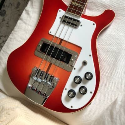Vintage 1974 Rickenbacker 4001 Fireglo Bass w/OHSC image 2