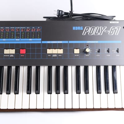 Korg Poly-61 service with custom wood sides and bottom image 2