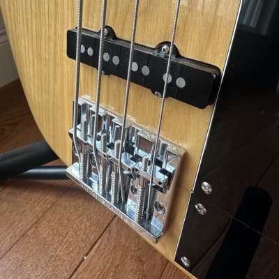 Fender Marcus Miller Artist Series Signature Jazz Bass - Natural image 4