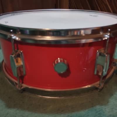 CB Percussion 14x5.5 Wood Snare Drum - Red Wrap image 3