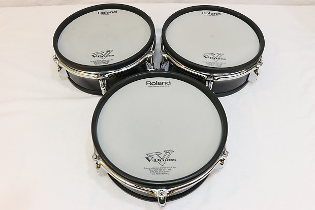Roland PD 105 V Drum Trigger Pad Tom Snare THREE Pack