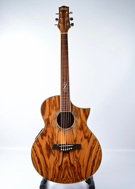 Ibanez EW20Z Acoustic Electric Zebrawood with Hardshell Case Reverb