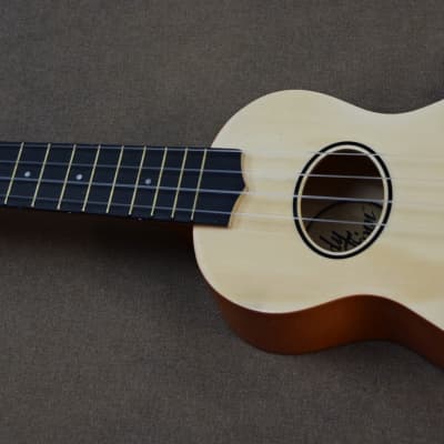 Eddy Finn EF-MN Minnow Ukulele with Gig Bag Natural Finish image 2