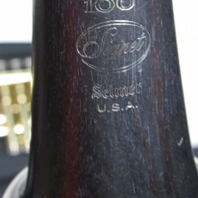 Intermediate Selmer Signet 100 Wood Clarinet w/ case, Good condition, made USA image 2