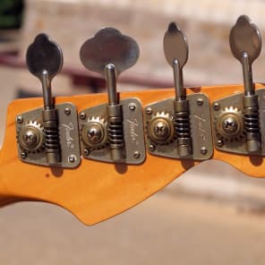 Fender 1976 Left-Handed Precision Hot Rod Natural Amber image 4