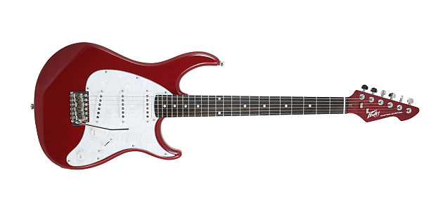Peavey Raptor Custom SSS Electric Guitar Northeast Red w/ Rosewood Fretboard image 1