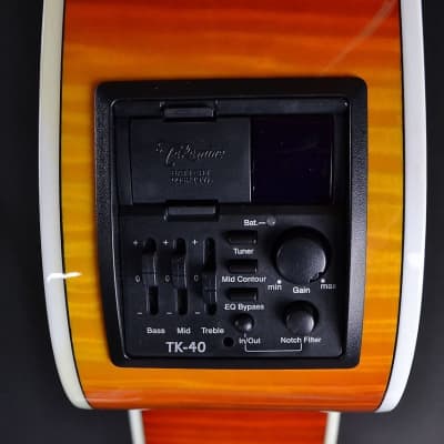Takamine EG523CDX-HB Deluxe Acoustic/Electric Jumbo - Honey Burst (021) image 6