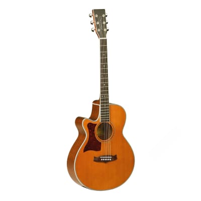 Tanglewood TW45-E-LH Sundance Pro Solid Mahogany Super Folk Cutaway with Electronics Left-Handed