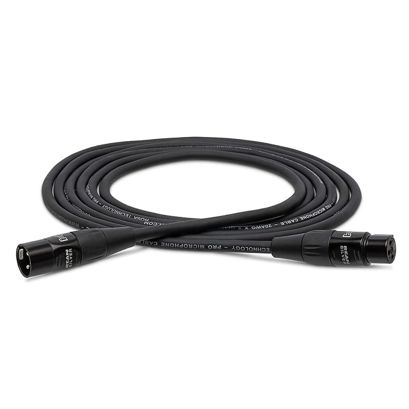 HOSA HMIC-005 Pro Microphone Cable REAN XLR3F to XLR3M (5 ft) image 1