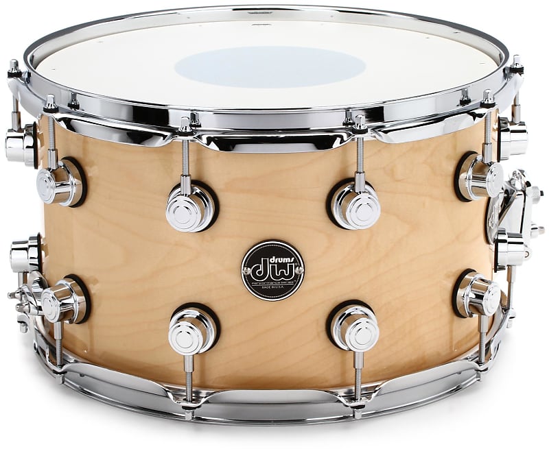 DW Performance Series Snare Drum - 8 x 14 inch - Natural Lacquer (2-pack) Bundle image 1