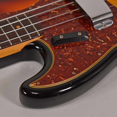 2019 Fender Custom Shop LTD '64 Journey Man Jazz Bass Sunburst Lefty w/OHSC image 7