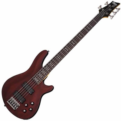 Schecter Guitar Research Omen-5 5-String Bass - Walnut Satin for sale