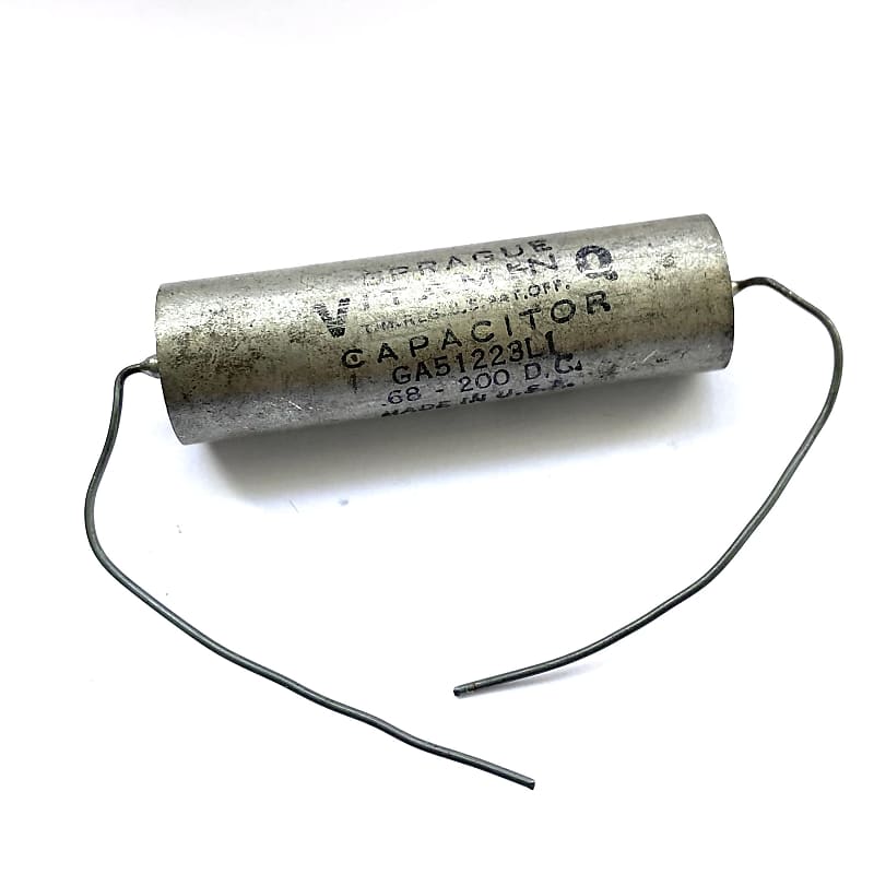 Sprague Vitamin Q Audio grade paper in oil capacitor MIL-specs 0,68uF / 200VDC image 1