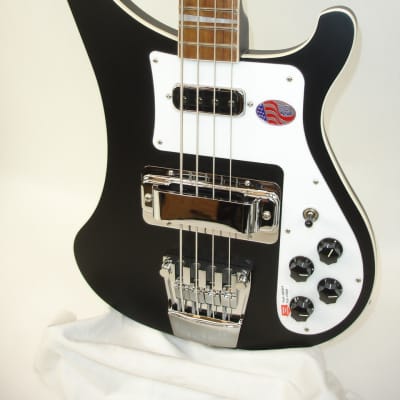 2024 Rickenbacker 4003 Electric Bass Guitar - Matte Black w/ Case image 4