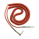 Lava Cable LCRCMRS Retro Coil Straight to Straight Silent Instrument Cable - 20' - Metallic Red