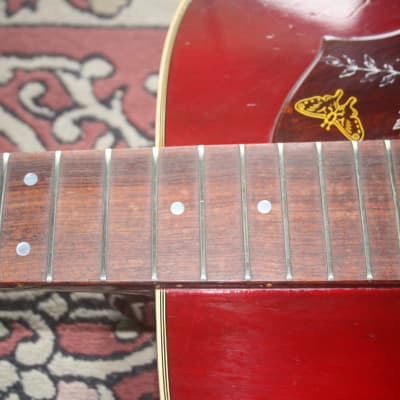 Yasuma Newance MODEL No.1600H 000 size guitar 1973 Sunburst image 25