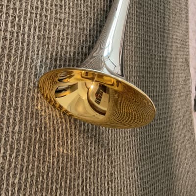 King 2B SGX 2023 Tenor Trombone - Sterling Silver and 24K Gold Bell and Trim image 2