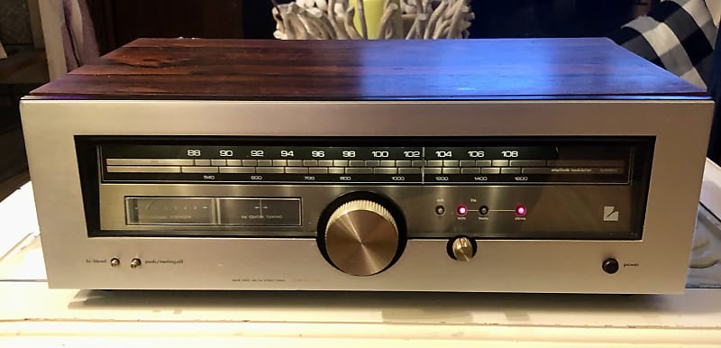 Luxman T-88V AM/FM Stereo Tuner Aluminum/wood | Reverb