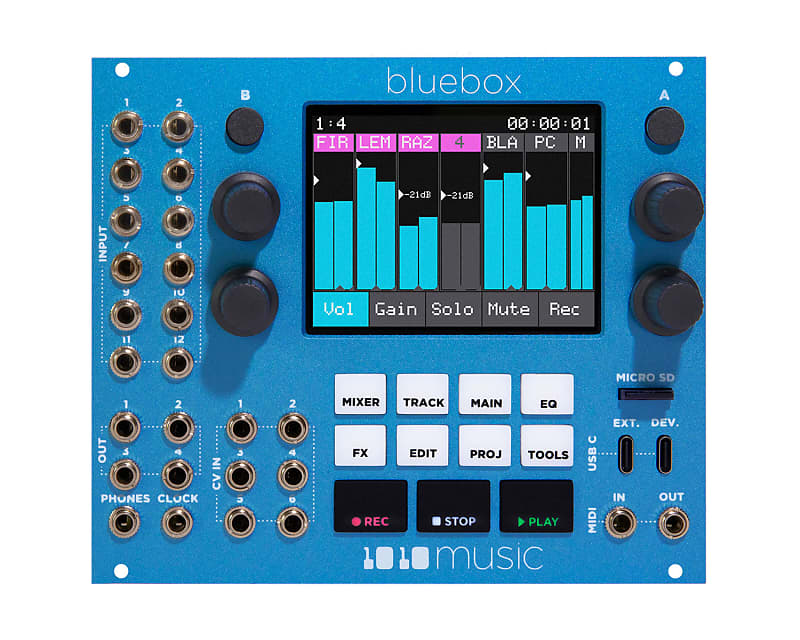 1010music Bluebox Eurorack Edition - Compact Digital Mixer | Reverb