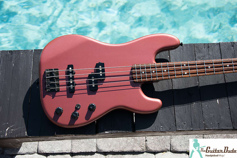 Vintage 1985 Fender Jazz Bass Special PJ-555- Burgundy Mist - Famous by  Duff McKagan of Guns N Roses