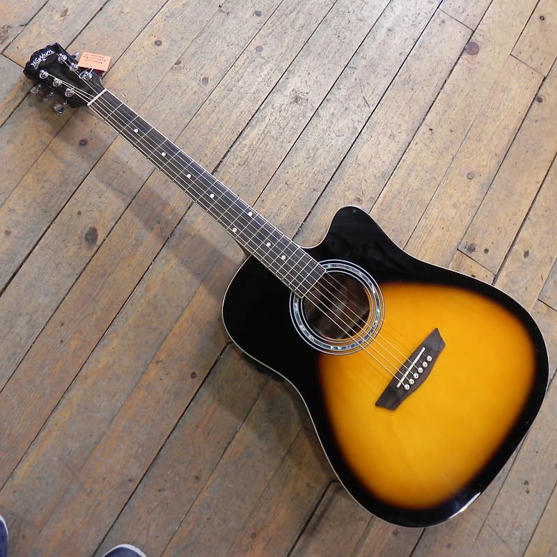 Washburn WA90EC Acoustic Guitar Reverb