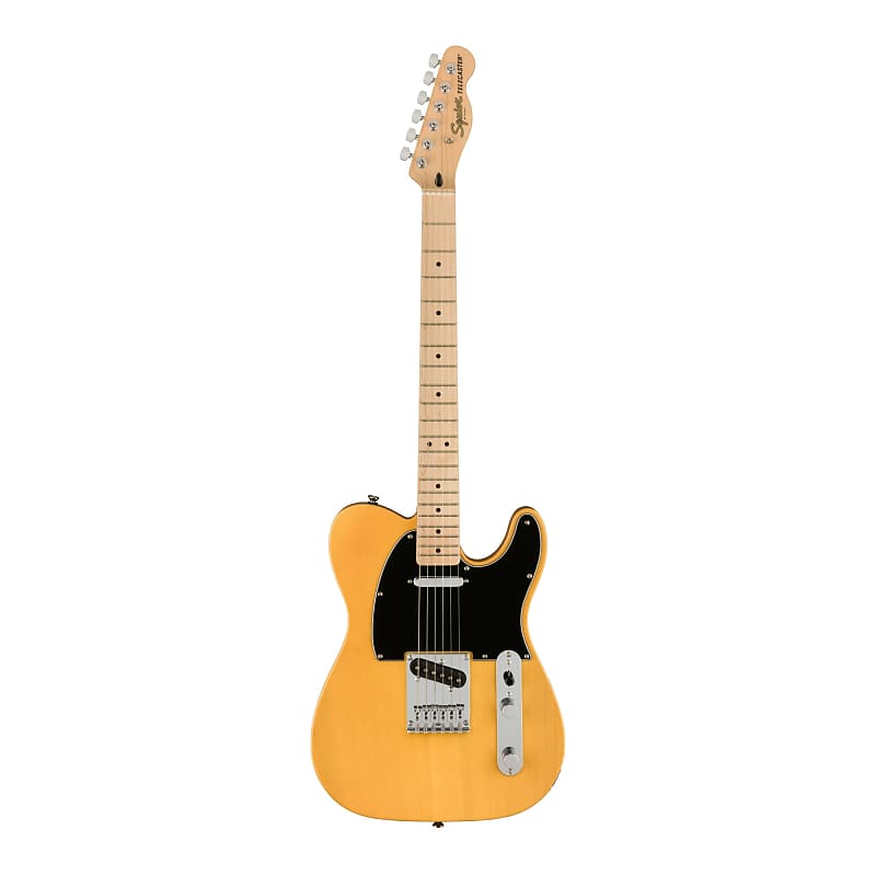 Fender Squier Affinity Series Telecaster 6-String Electric Guitar with Maple Fingerboard (Right-Handed, Butterscotch Blonde) image 1