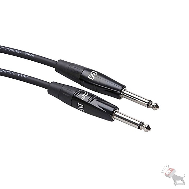 Hosa HGTR-015 REAN 1/4" TS Straight to Same Pro Guitar/Instrument Cable - 15' image 1