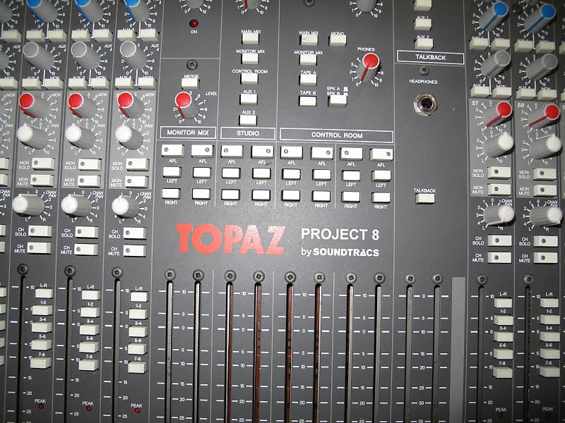 Soundtracs TOPAZ PROJECT 8 LATE 90'S - Grey | Reverb