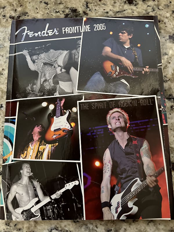 Fender Frontline Magazine Catalog 2005 John Mayer Green Day Reverb