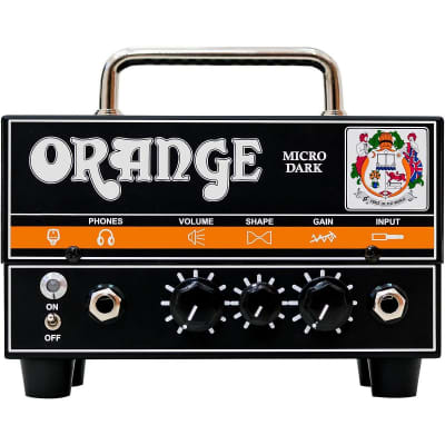 Orange Micro Dark Terror 20 Watt Tube Preamp/ Solid State Hybrid Amp Head image 4