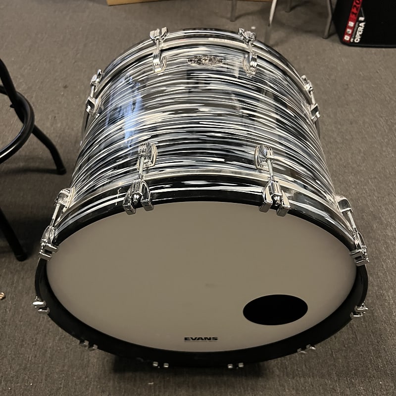 Ludwig 100th Anniversary 3pc ***missing floor Tom - Black Oyster image 1
