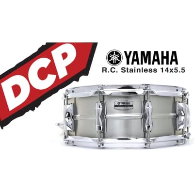 Yamaha Recording Custom Stainless Steel Snare Drum 14x5.5 image 2