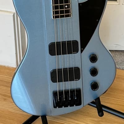 Excellent Condition! Schecter Diamond Series Ultra Bass - Pelham Blue for sale